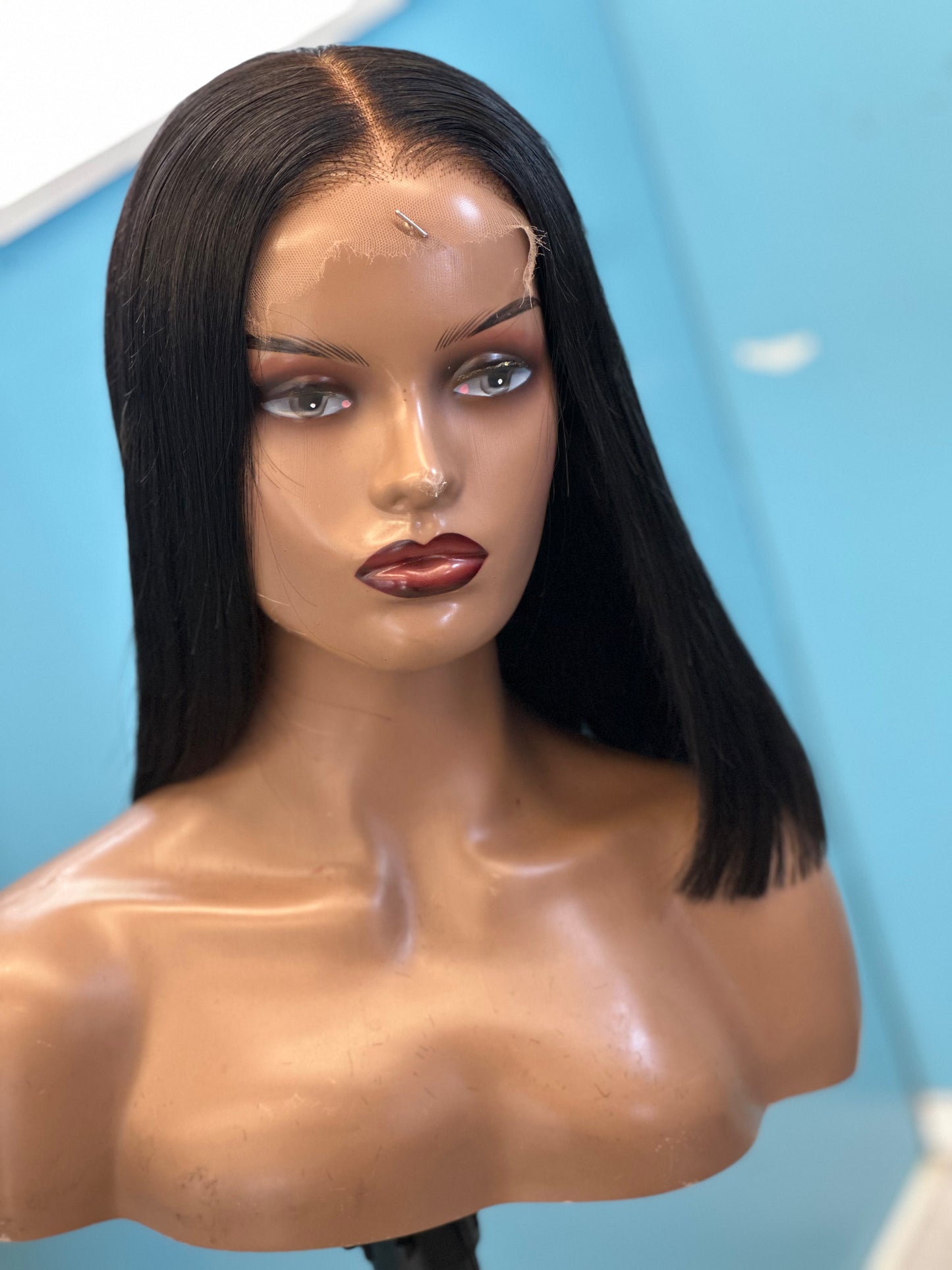 5x5 CLOSURE GLUE LESS HD BOB STRAIGHT WIGS